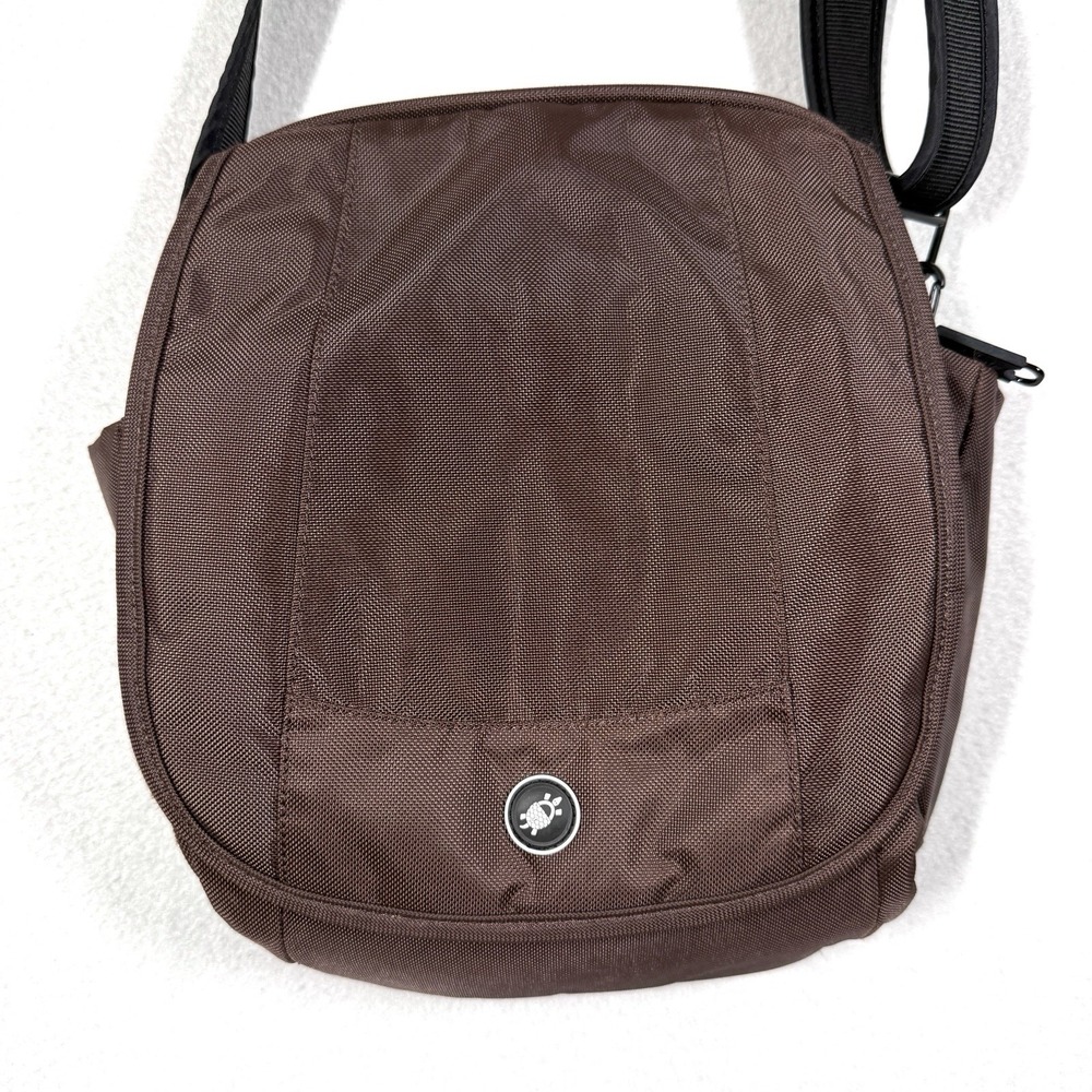 PacSafe Bag MetroSafe 200 Anti-Theft Cross Messenger Travel Unisex Travel Brown - Picture 2 of 13